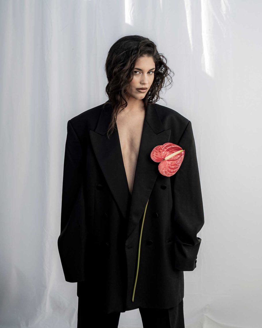 Carmen Editorial portrait of contemporary flamenco artist Carmen Avilés, photographed by Raúl Rosillo