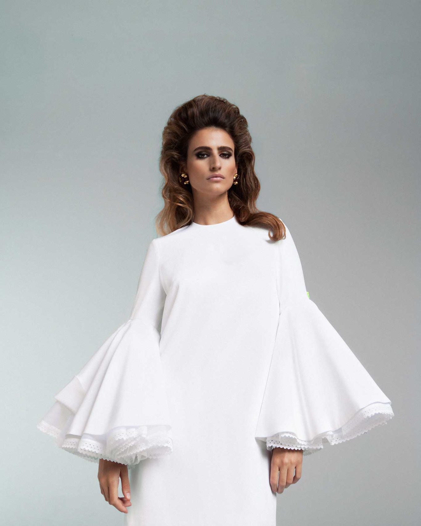 Alejandra Fashion campaign still featuring Alejandra Domínguez Gila for Beatriz Peñalver, directed and photographed by Raúl Rosillo