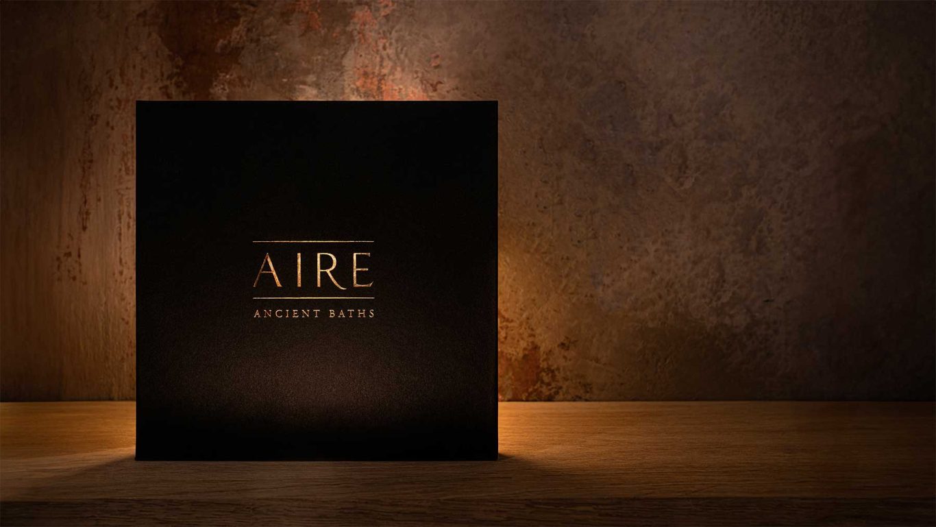 Creative & Artistic Direction for AIRE Ancient Baths Creative and art direction, branding and visual identity for AIRE Ancient Baths by Raúl Rosillo