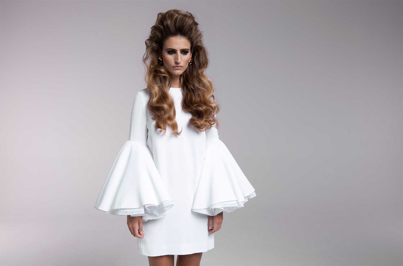 Alejandra Fashion campaign still featuring Alejandra Domínguez Gila for Beatriz Peñalver, directed and photographed by Raúl Rosillo