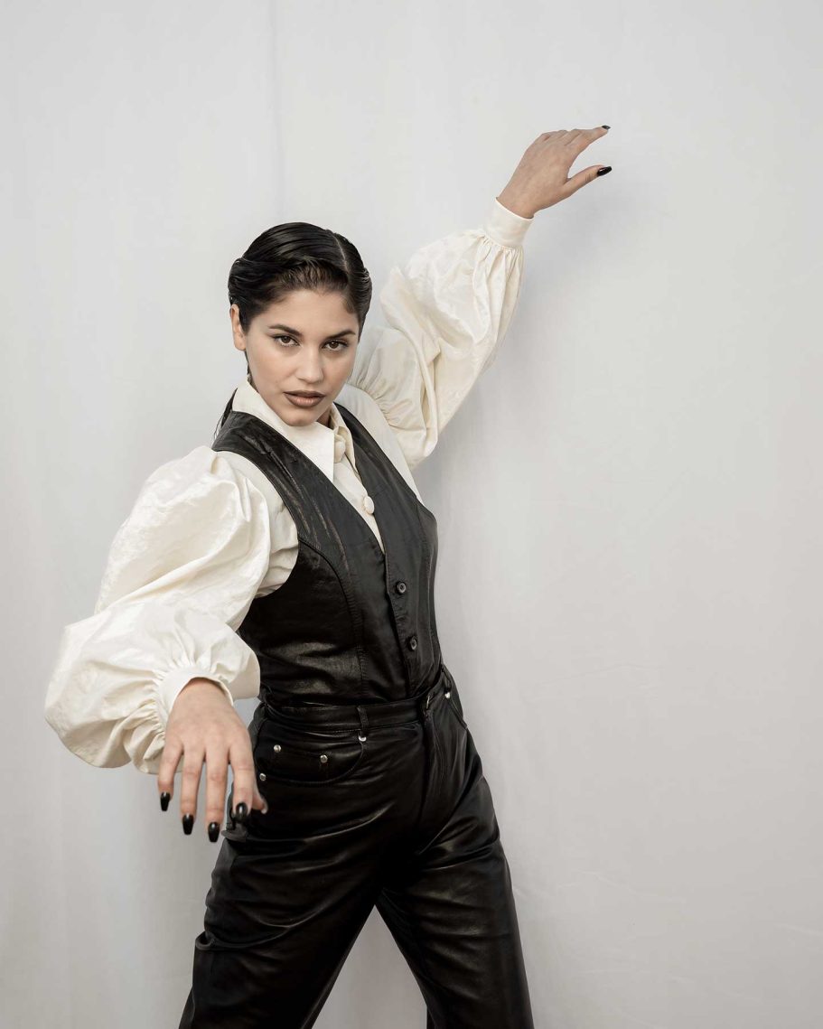 Carmen Editorial portrait of contemporary flamenco artist Carmen Avilés, photographed by Raúl Rosillo