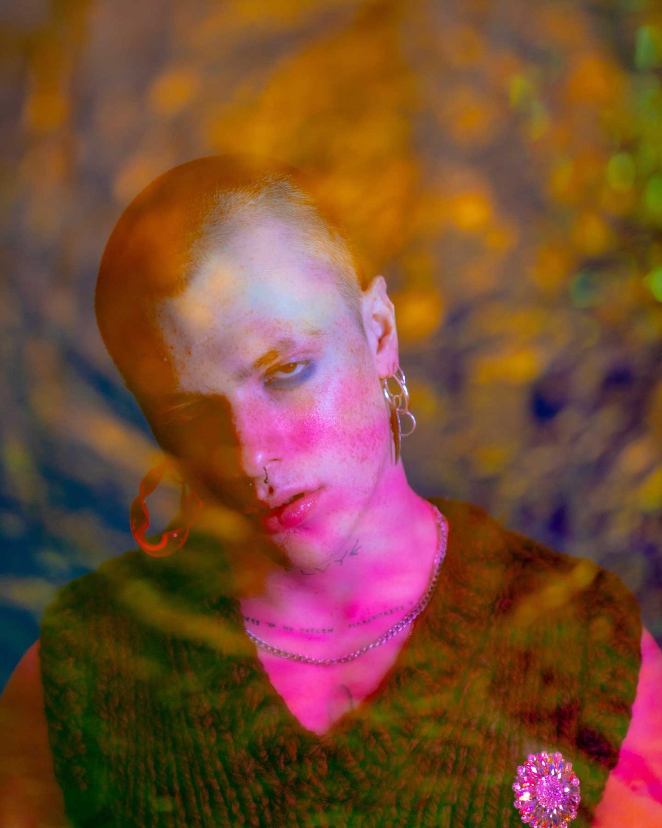 Tired Blue Portrait of Manuel Macías in “Tired Blue”, editorial for Kaltblut Magazine photographed by Raúl Rosillo.