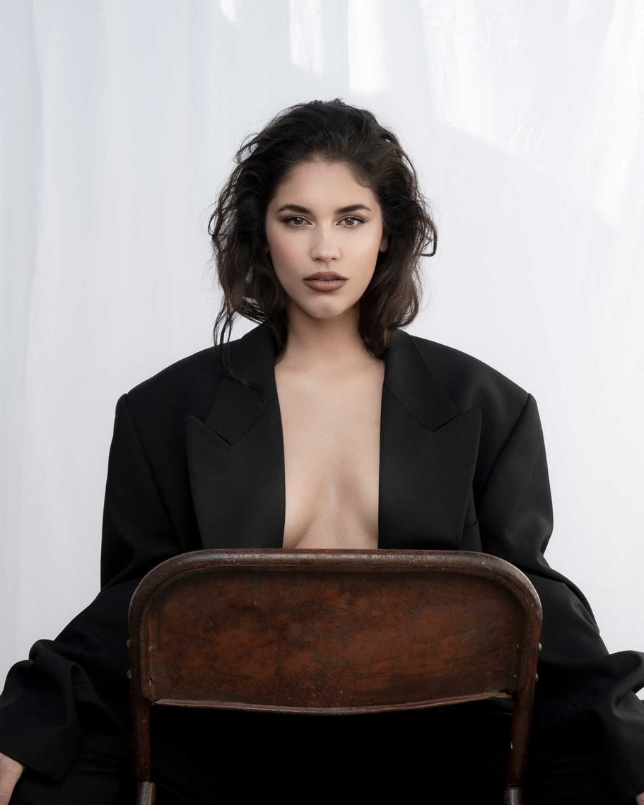 Carmen Editorial portrait of contemporary flamenco artist Carmen Avilés, photographed by Raúl Rosillo