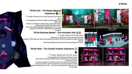 Park, hotel and market TikTok for the Ad Awards Experience by Raul Rosillo