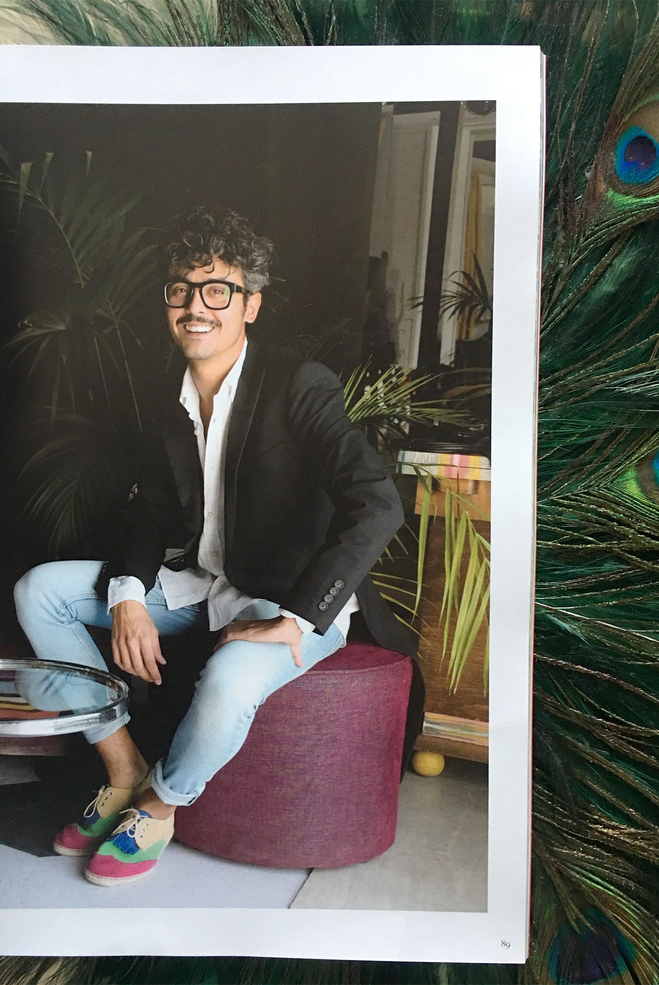 Raúl Rosillo Raúl Rosillo portrayed in an interior setting for a magazine, an image that reflects closeness, creative identity and personal vision