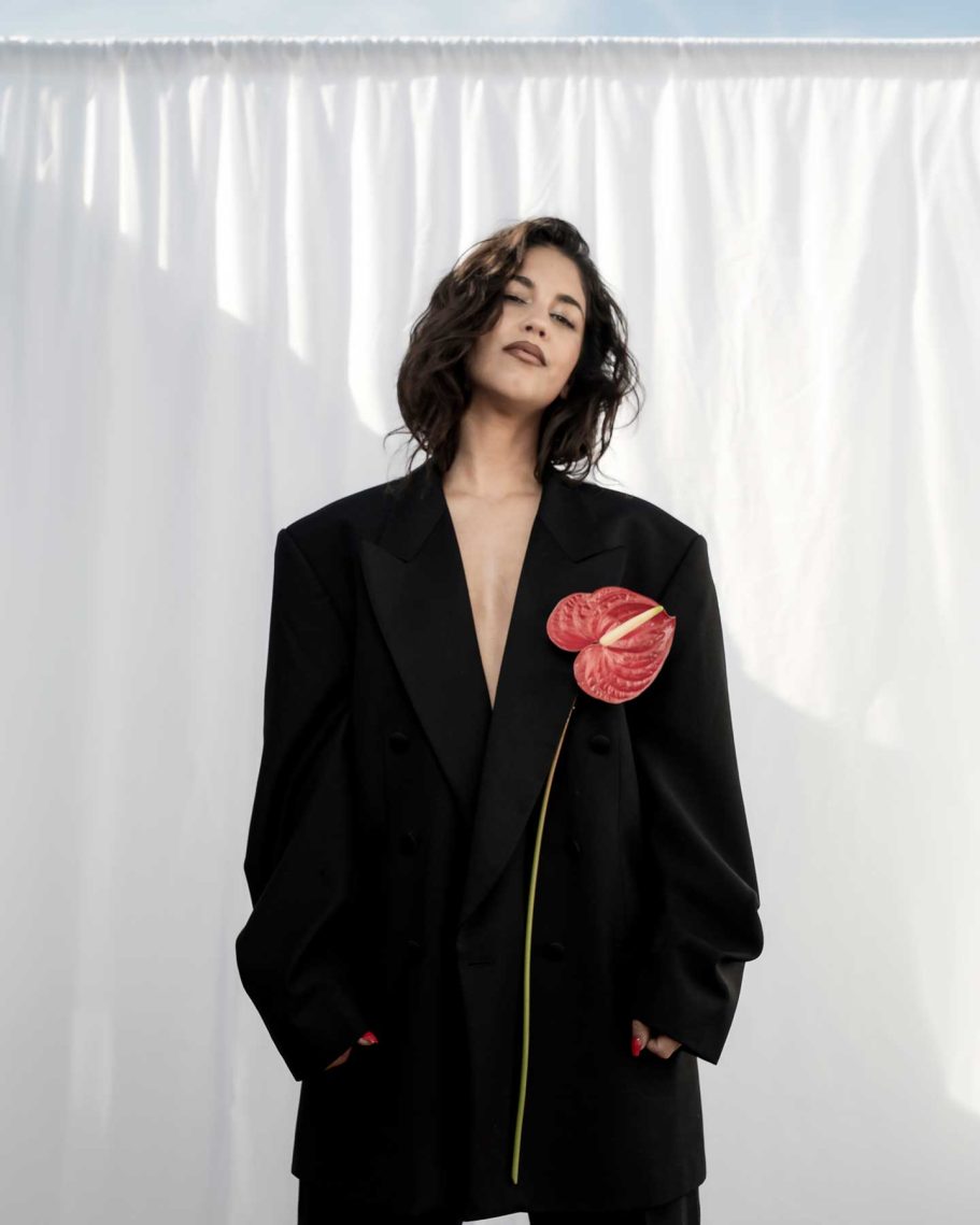 Carmen Editorial portrait of contemporary flamenco artist Carmen Avilés, photographed by Raúl Rosillo