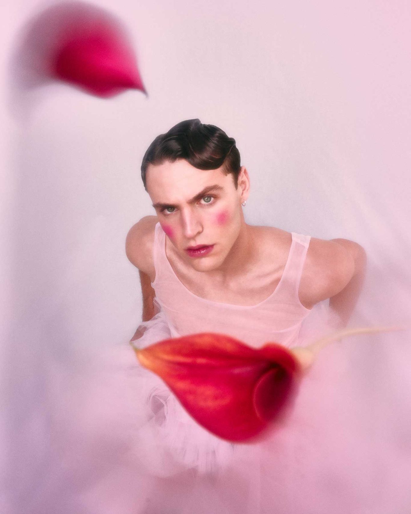 CDT2 Contemporary fashion editorial featuring Axel Gómez and Jaime Franco. Photography, creative and art direction by Raúl Rosillo.