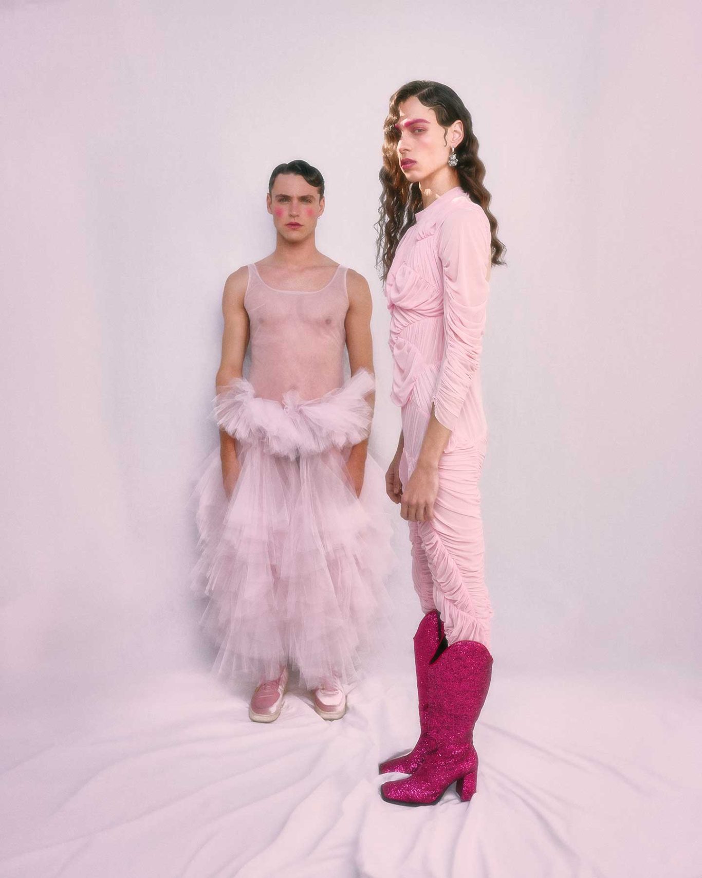 CDT2 Contemporary fashion editorial featuring Axel Gómez and Jaime Franco. Photography, creative and art direction by Raúl Rosillo.