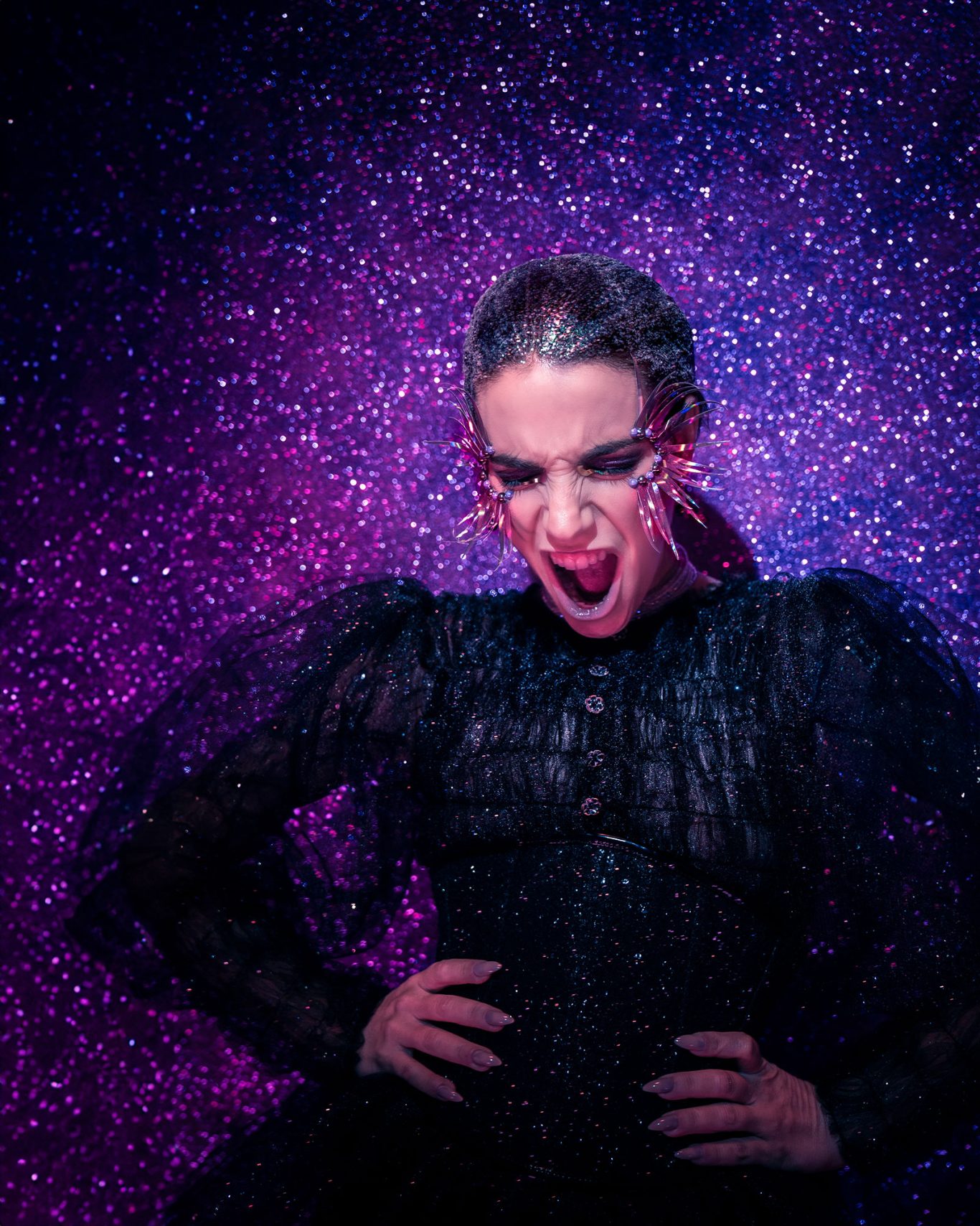 Cinderella Editorial portrait of journalist and television presenter Flora González. Creative direction and photography by Raúl Rosillo.