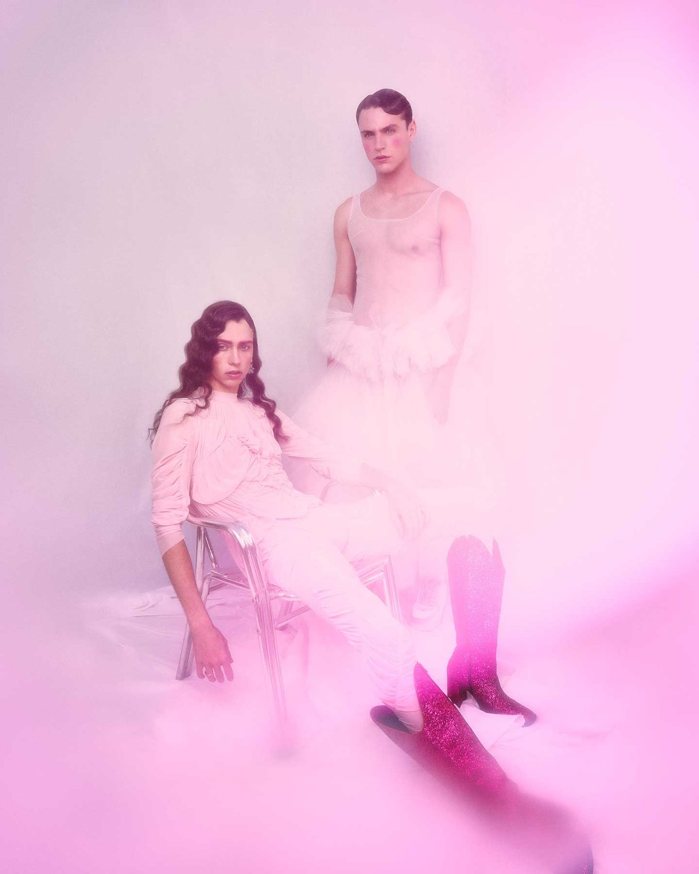 CDT2 Contemporary fashion editorial featuring Axel Gómez and Jaime Franco. Photography, creative and art direction by Raúl Rosillo.