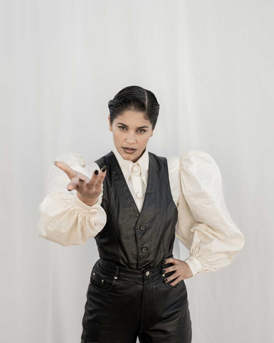 Carmen Editorial portrait of contemporary flamenco artist Carmen Avilés, photographed by Raúl Rosillo