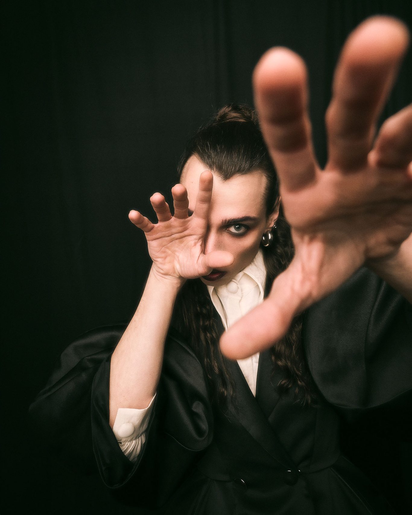 CDT2 Contemporary fashion editorial featuring Axel Gómez and Jaime Franco. Photography, creative and art direction by Raúl Rosillo.