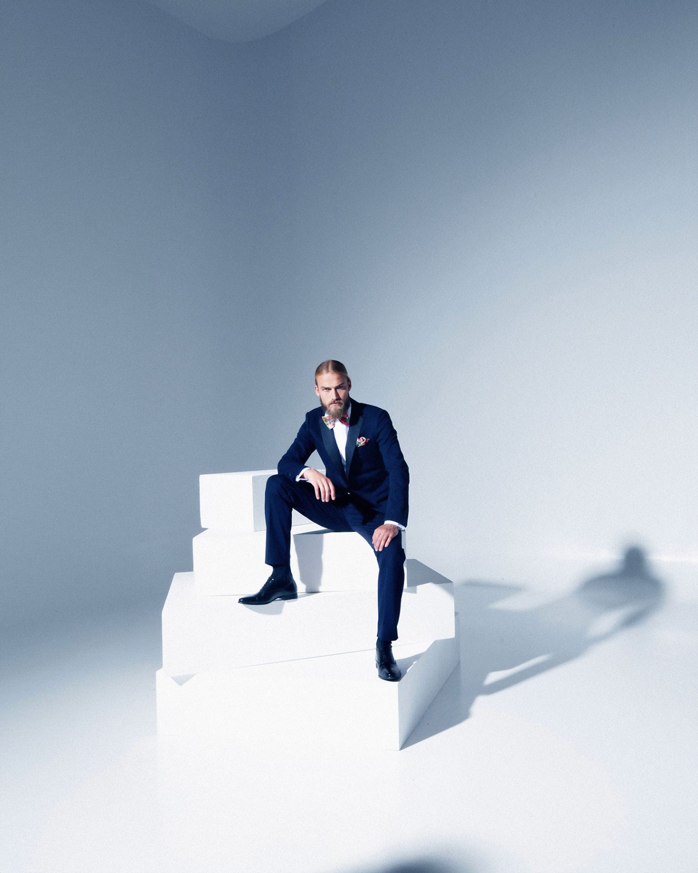 Lukas Pelinka Portrait of model and actor Lukas Pelinka for the Bnilo campaign. Creative direction and photography by Raúl Rosillo.